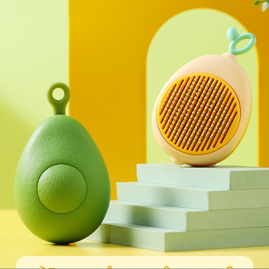 Avocado-Shaped Cat & Dog Brush