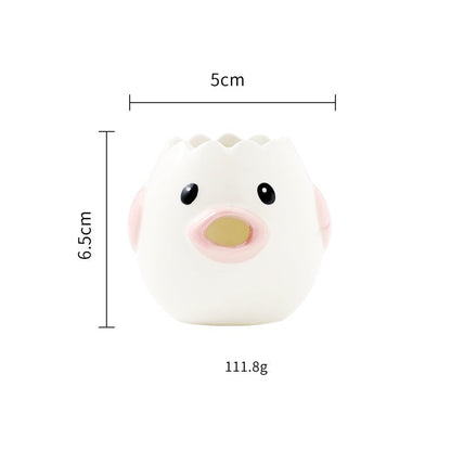 Cute Chicken Ceramic Egg Yolk Separator