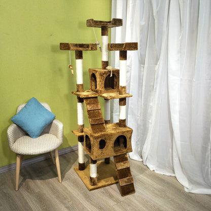 Luxury Multi-Layer Cat Climbing Frame - Ideal Toy