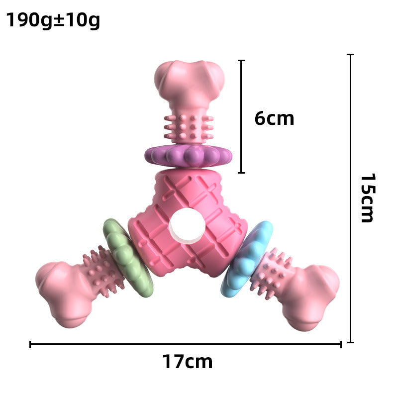 Durable TPR Biting Toy for Dogs in Various Colors