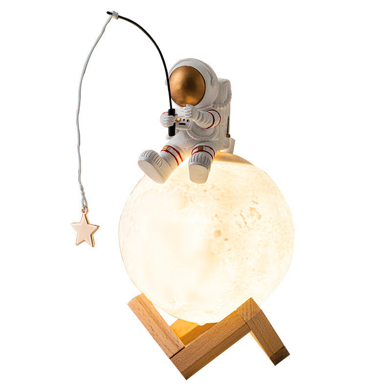 Astronaut Figurines Night Light Humidifier