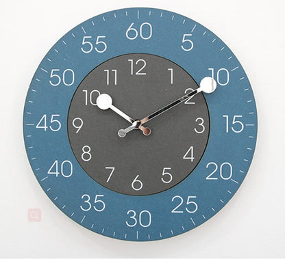 Round Clashing Wall Clock 30cm