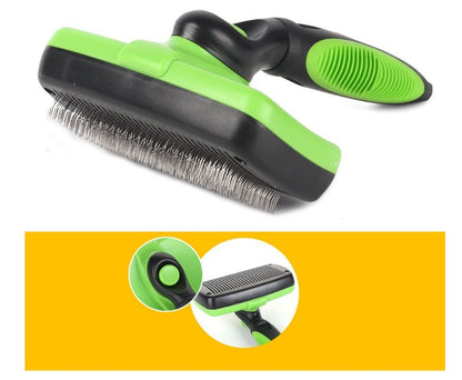 Stainless Steel Dog Cat Grooming Comb Surface