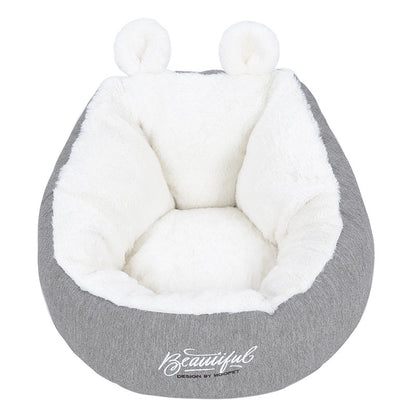 Warming Pet Bed - Soft Sleeping Bag & Pet Cushion