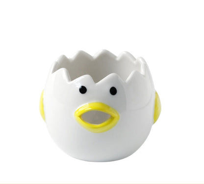 Cute Chicken Ceramic Egg Yolk Separator