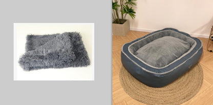 Warming Pet Bed - Soft Sleeping Bag & Pet Cushion