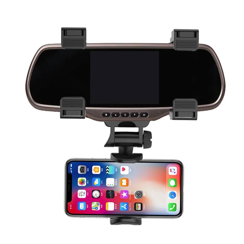 V68200 Universal Rearview Mirror Phone Holder for Cars