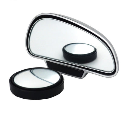 Car Blind Spot Mirror | Adjustable 360-degree Lens for Safety Driving