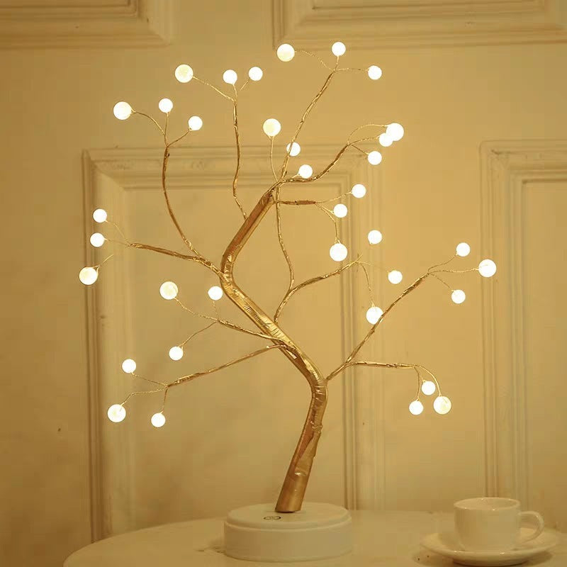 Enchanting Pearl LED Bonsai Tree Light