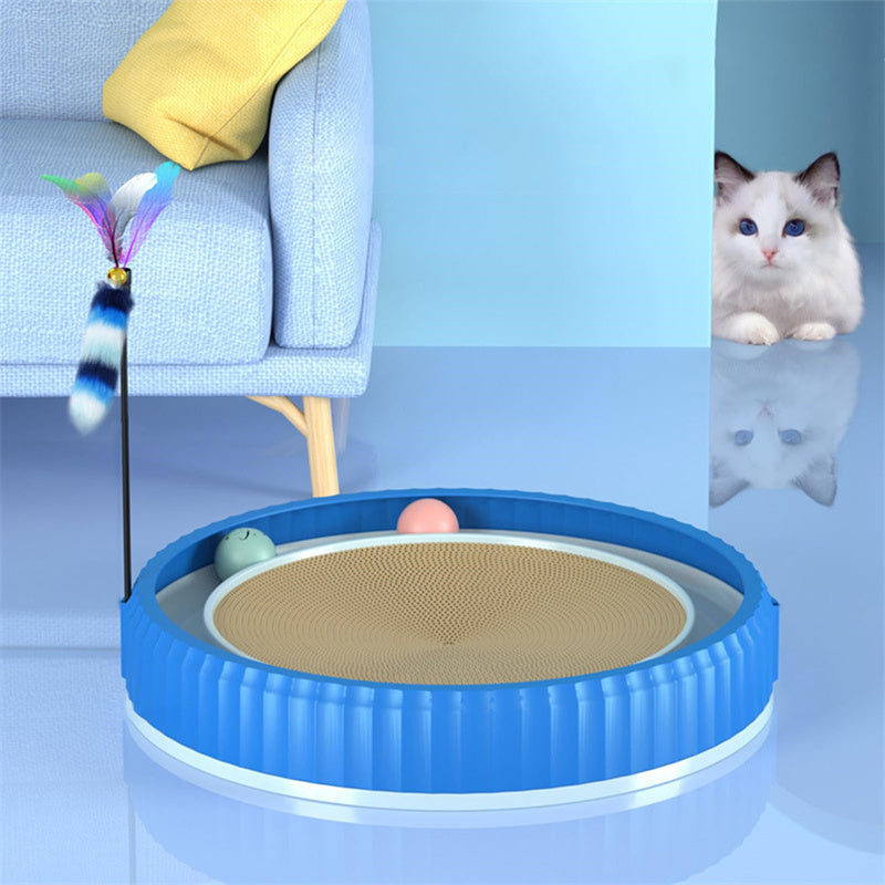 Durable Removable Cardboard Cat Scratch Pad | Protect Furniture