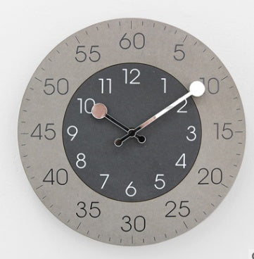 Round Clashing Wall Clock 30cm