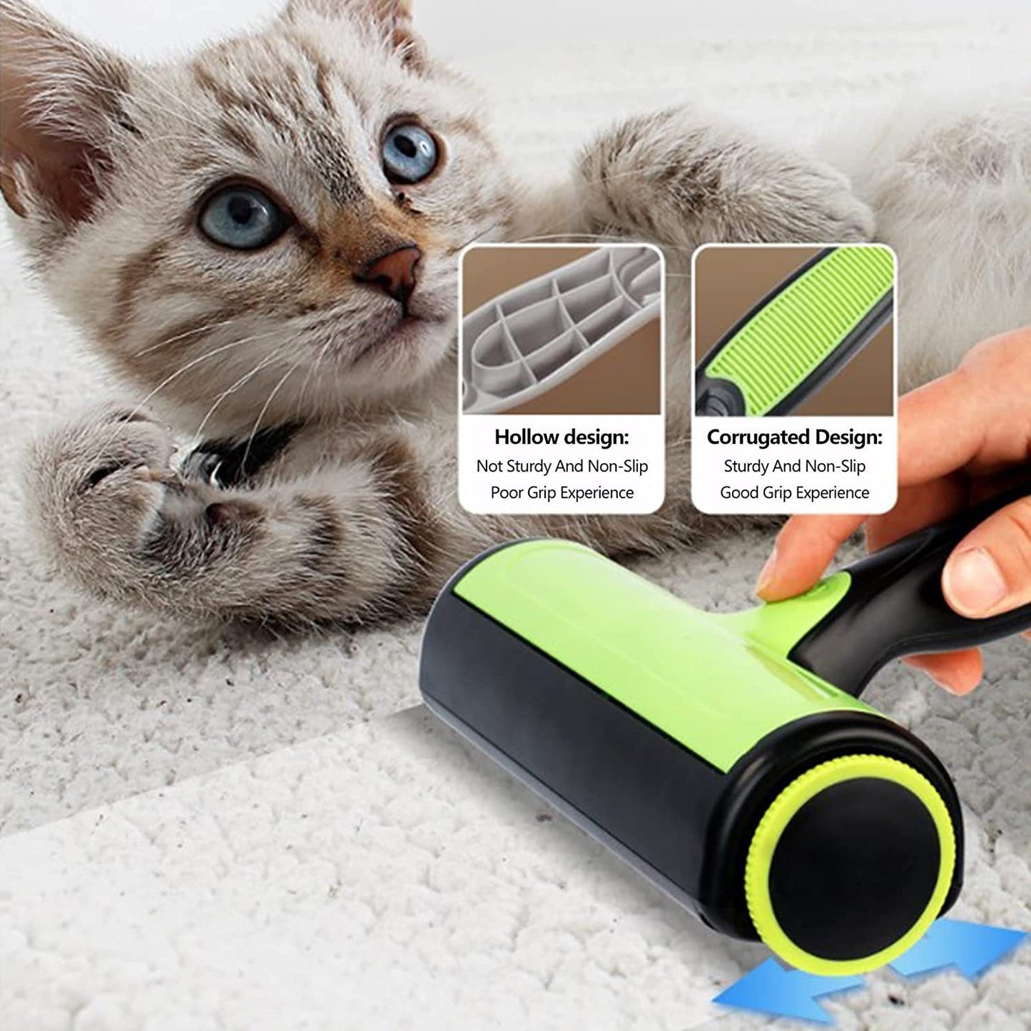 Pet Hair Remover Brush (Multi-Surface)