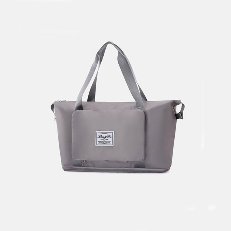 Medium Gray Foldable Travel Bag