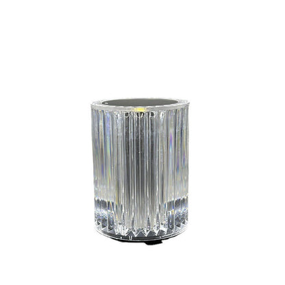 Modern Faux Crystal LED Desk Lamp with RGB Lighting