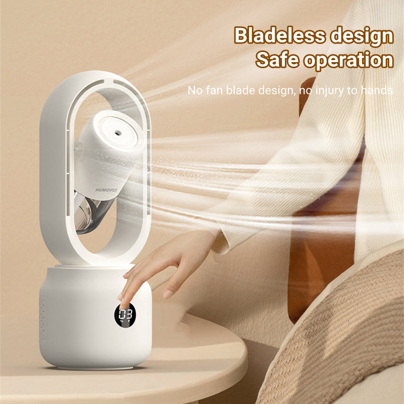 Bladeless design safe operation