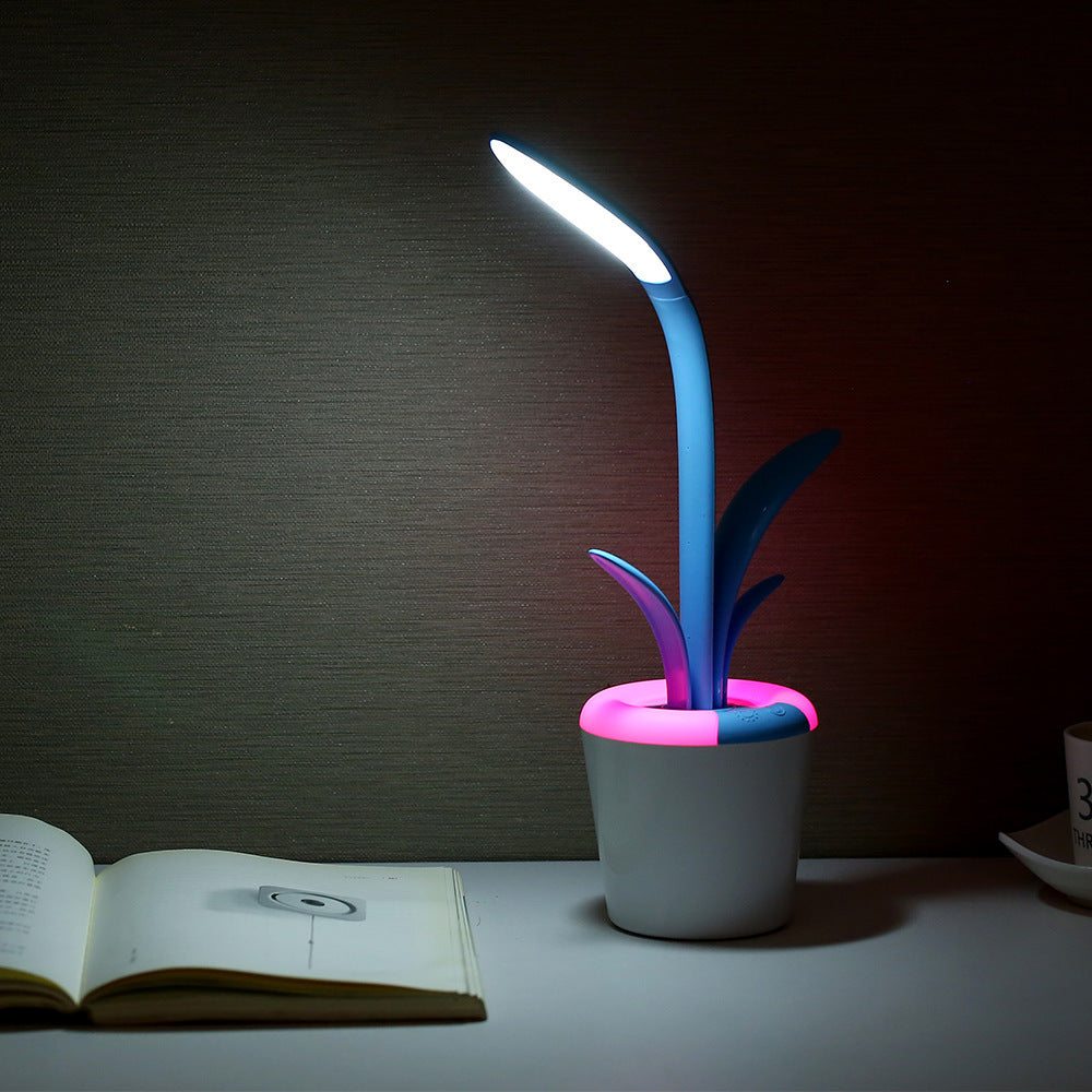 Rechargeable Plant Shaped Night Light with Touch Control