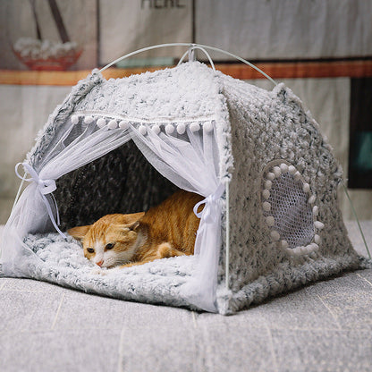 Cozy Cave | Semi-Enclosed Pet Bed