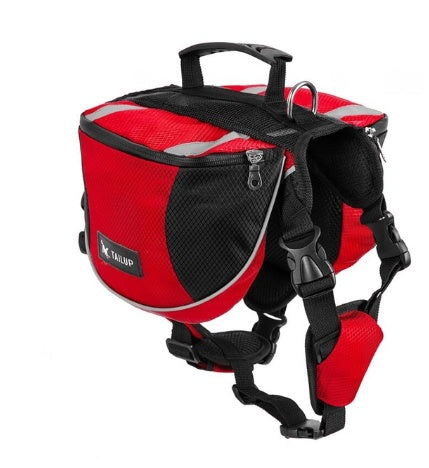 Outdoor Pet Harness with Integrated Backpack