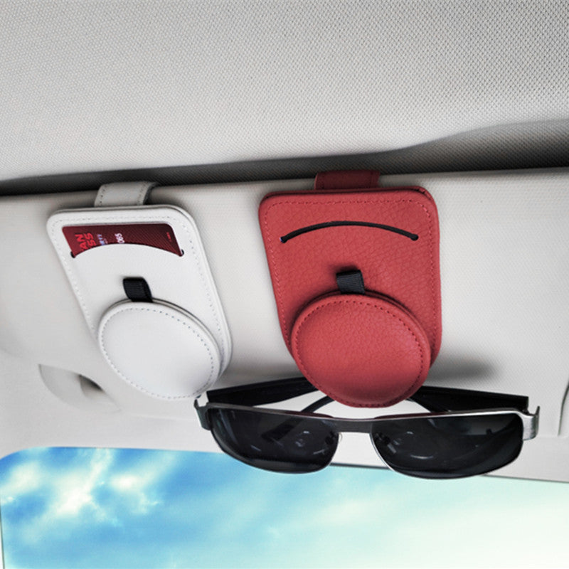 Compact Car Glasses Clip Holder for Sun Visor