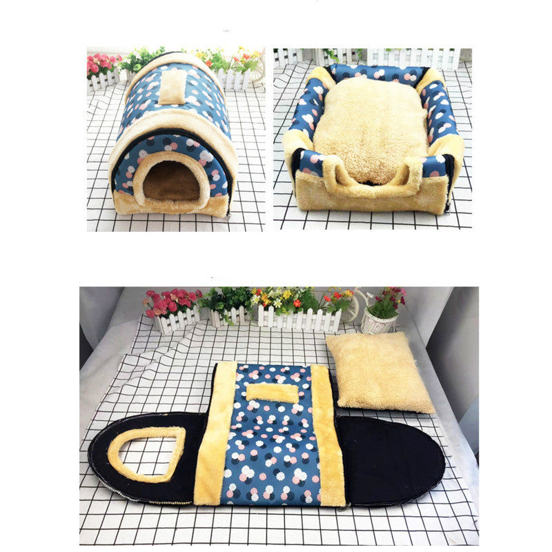 Warm & Comfy Self-Heating Pet Kennel for pets