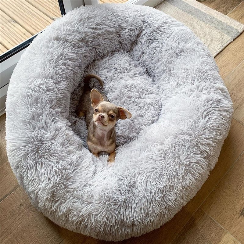 Round pet bed