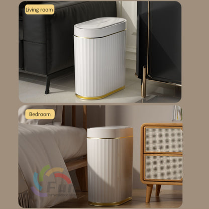 Automatic Smart Trash Can With Lid