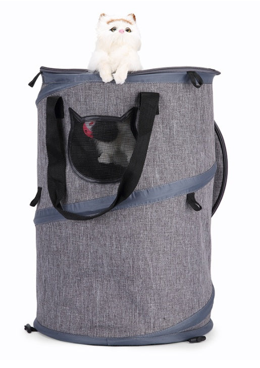 Foldable Washable Cat Dog Kennel Carrier Bag Lightweight