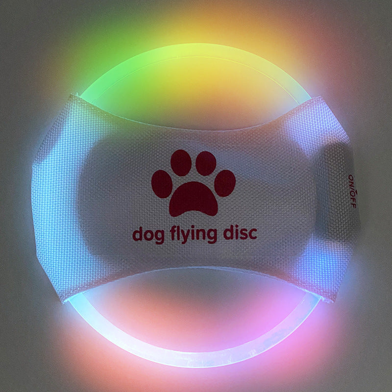 LED Glowing Dog Flying Discs