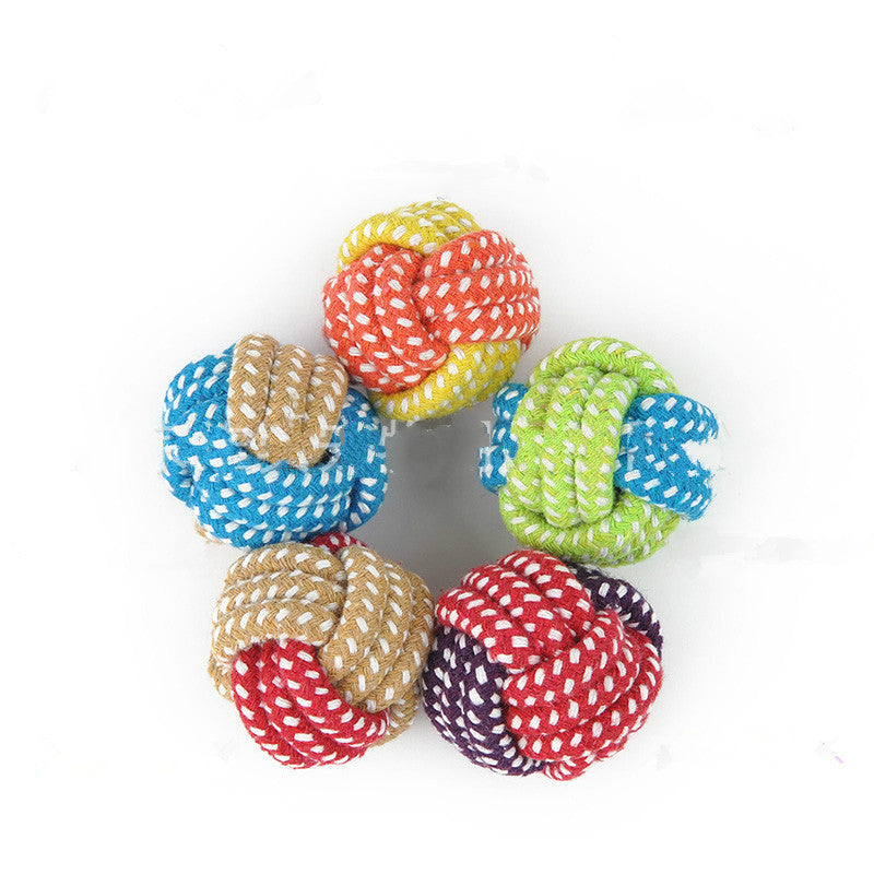 Cotton Rope Knot Toys for Pets - Durable and Fun Playtime Rope Toy