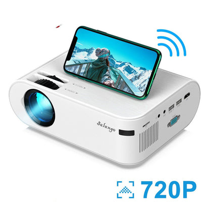 Salange P62 Mini Projector: Portable Full HD for Outdoor Movies