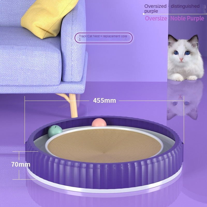 Durable Removable Cardboard Cat Scratch Pad | Protect Furniture