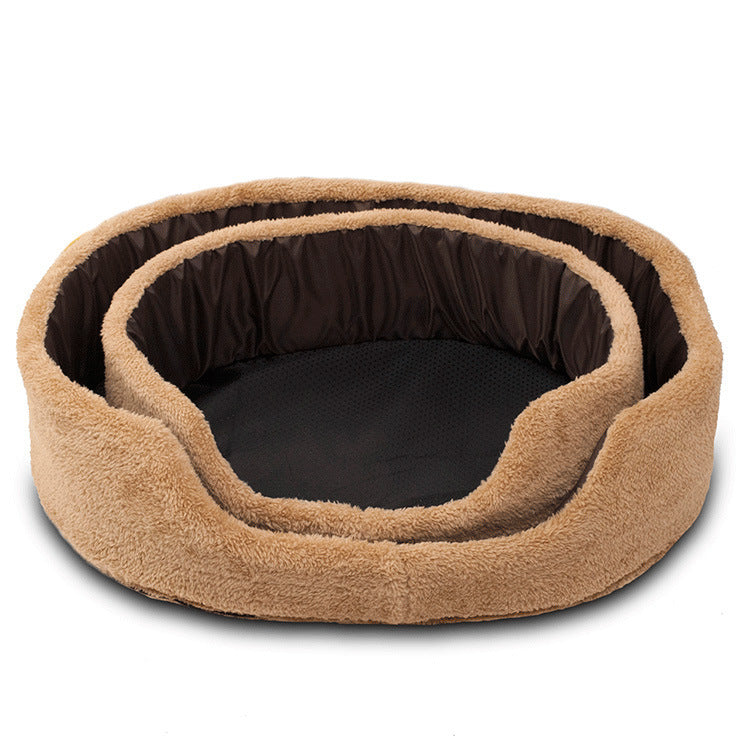 Breathable Brown Dog Bed & Sofa in Multiple Sizes