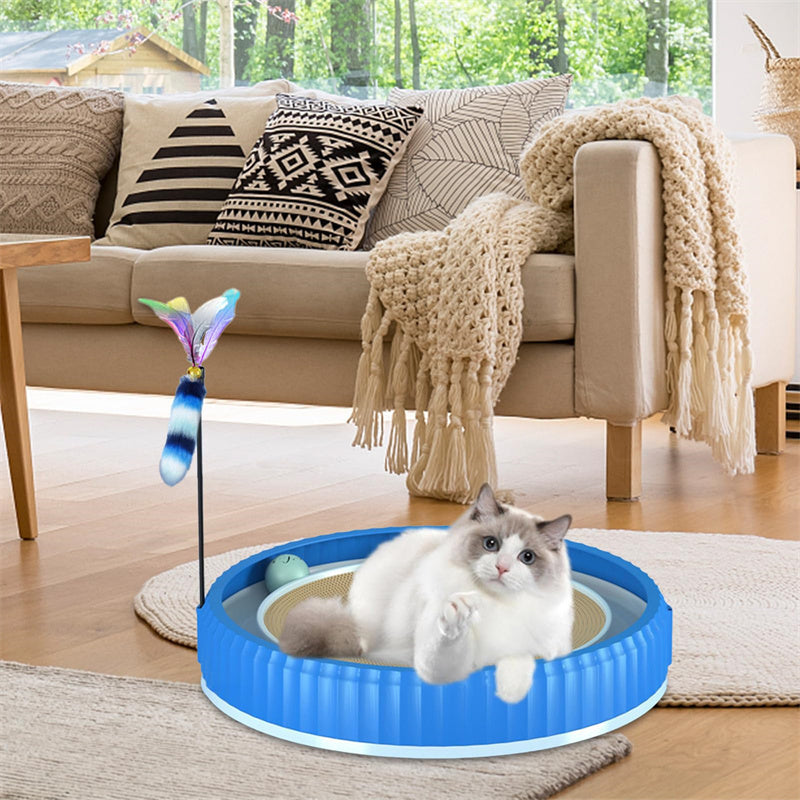 Durable Removable Cardboard Cat Scratch Pad | Protect Furniture