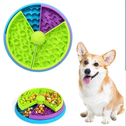 3-Layer Rotating Puzzle Pet Slow Feeder for Mental Stimulation