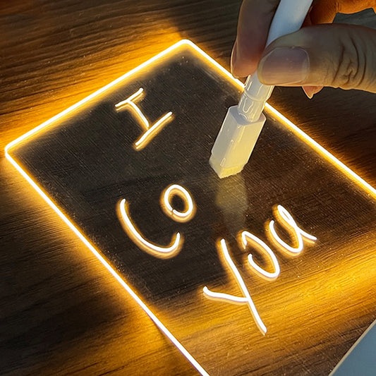 Customizable LED Message Board Night Light