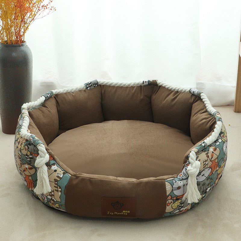 Thickened Washable Pet Nest - Multiple Colors Available