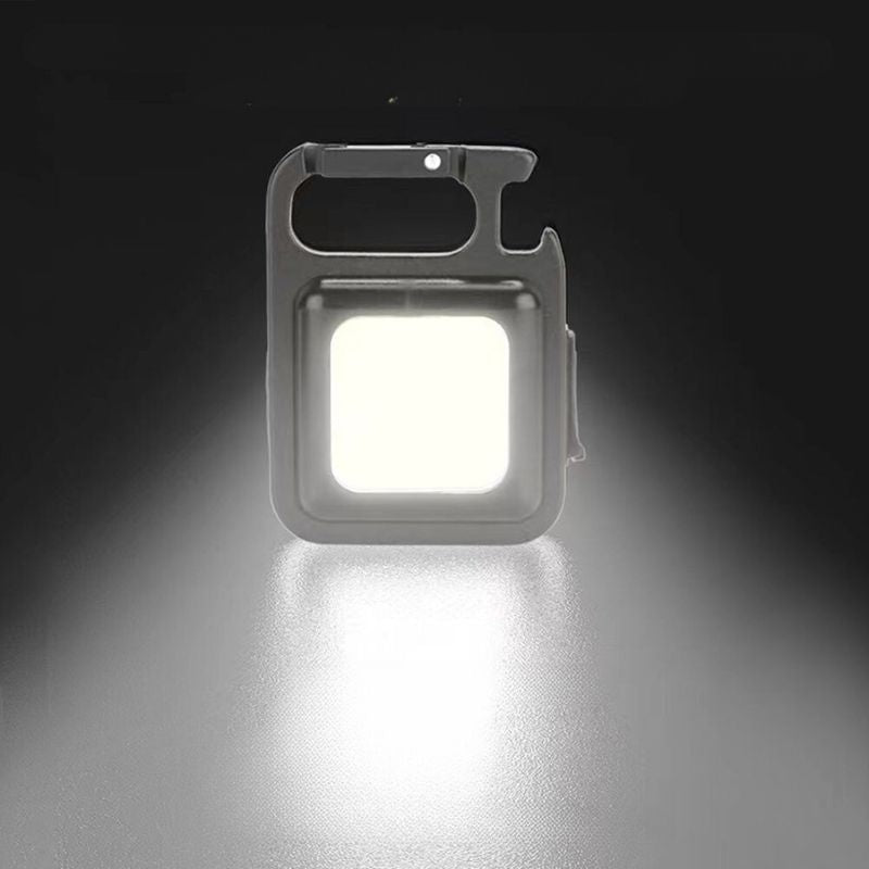 Multifunctional Rechargeable Keychain Flashlight with 3 Lighting Modes