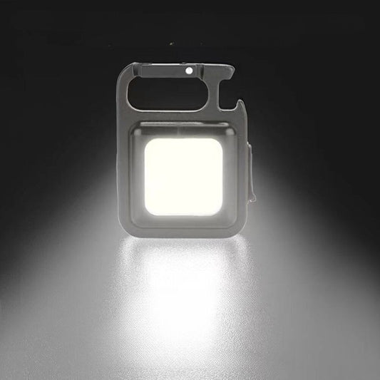 Multifunctional Rechargeable Keychain Flashlight with 3 Lighting Modes