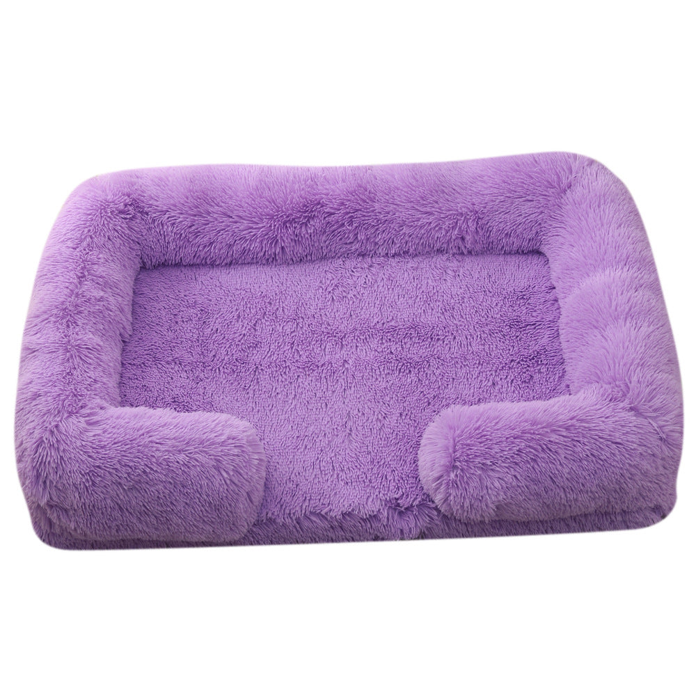 Warm & Snuggly Round Pet Bed