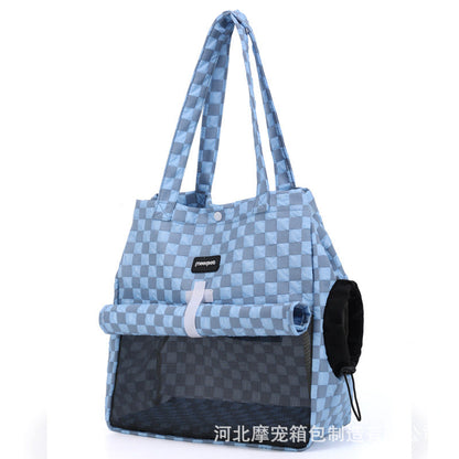 Bubble Composite Cloth Pet Bag  - Soft Medium Capacity