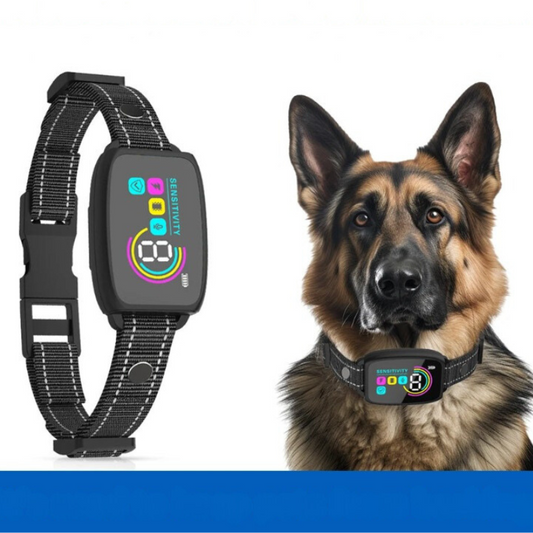 Smart Anti-Barking Dog Collar with HD Display & Waterproof