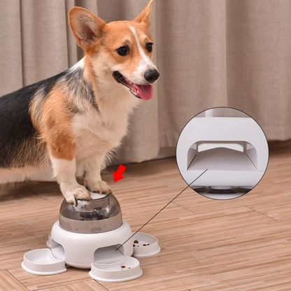 Dog Press Leakage Food Feeder Automatic Pet Feeder Dispenser