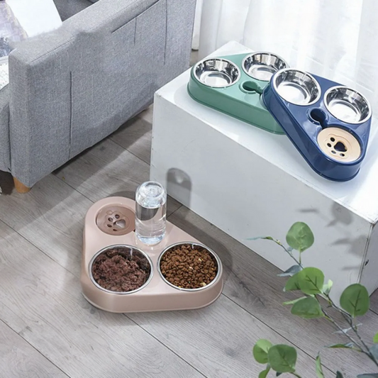 Automatic Water Refilling Three Bowls Large/Small