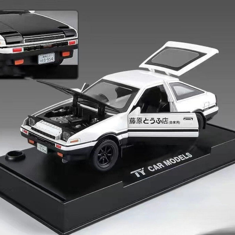 1/28 Initial D AE86 Diecast Toy Car