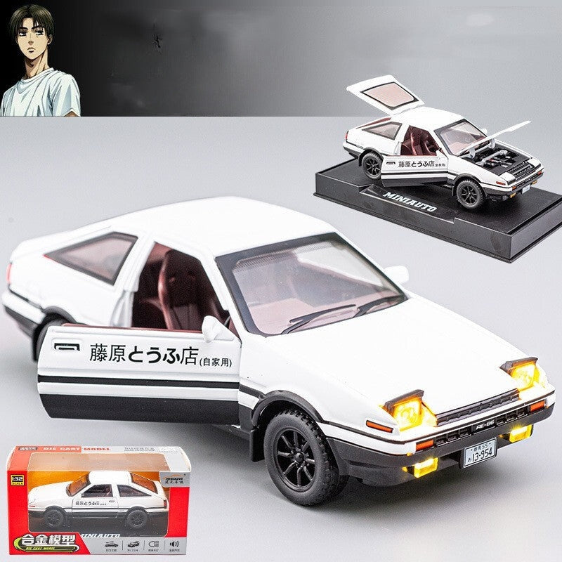 1/28 Initial D AE86 Diecast Toy Car