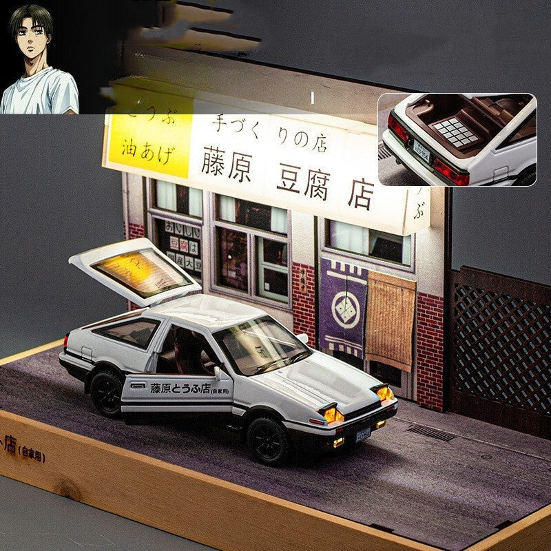 1/28 Initial D AE86 Diecast Toy Car