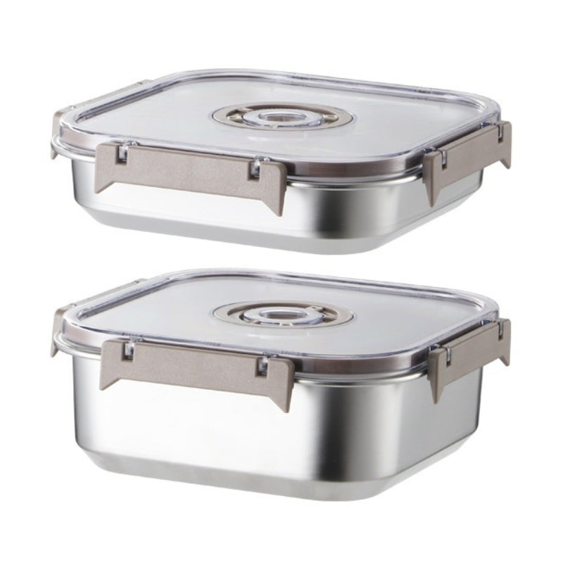 Stainless Steel Vacuum-Sealed Food Container