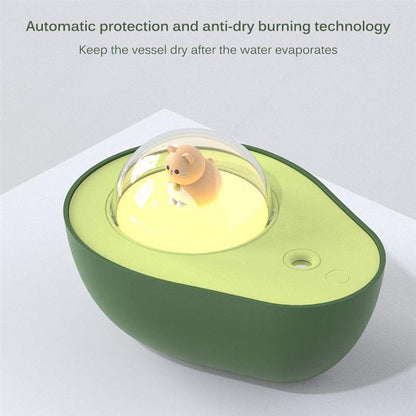 Portable Avocado Mini Spray Humidifier