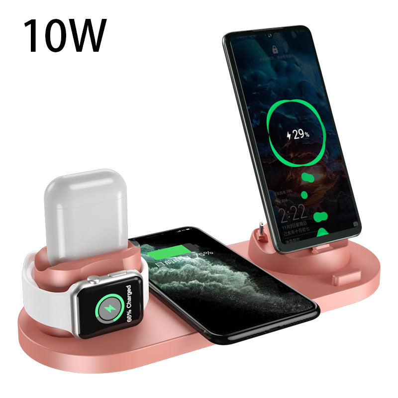 6-in-1 Wireless Fast Charging Dock for iPhone and Watch