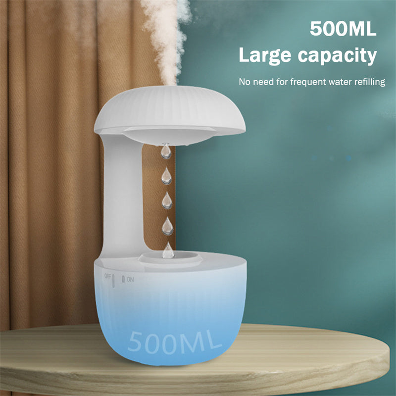 Air Humidifier with Levitating Water Drops